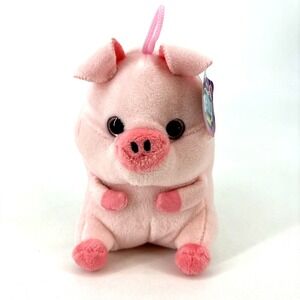 Nanco Pig Pink‎ Belly Buddies Plush Stuffed Animal 6"